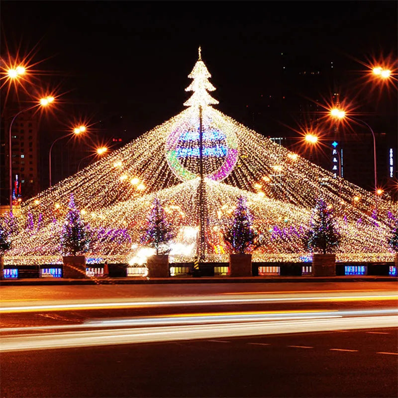 LED Garland String Lights Wedding Lighting 10m 20m 30m 50m Christmas Tree Lamp Fairy Light Outdoor Indoor Bars Party Decoration